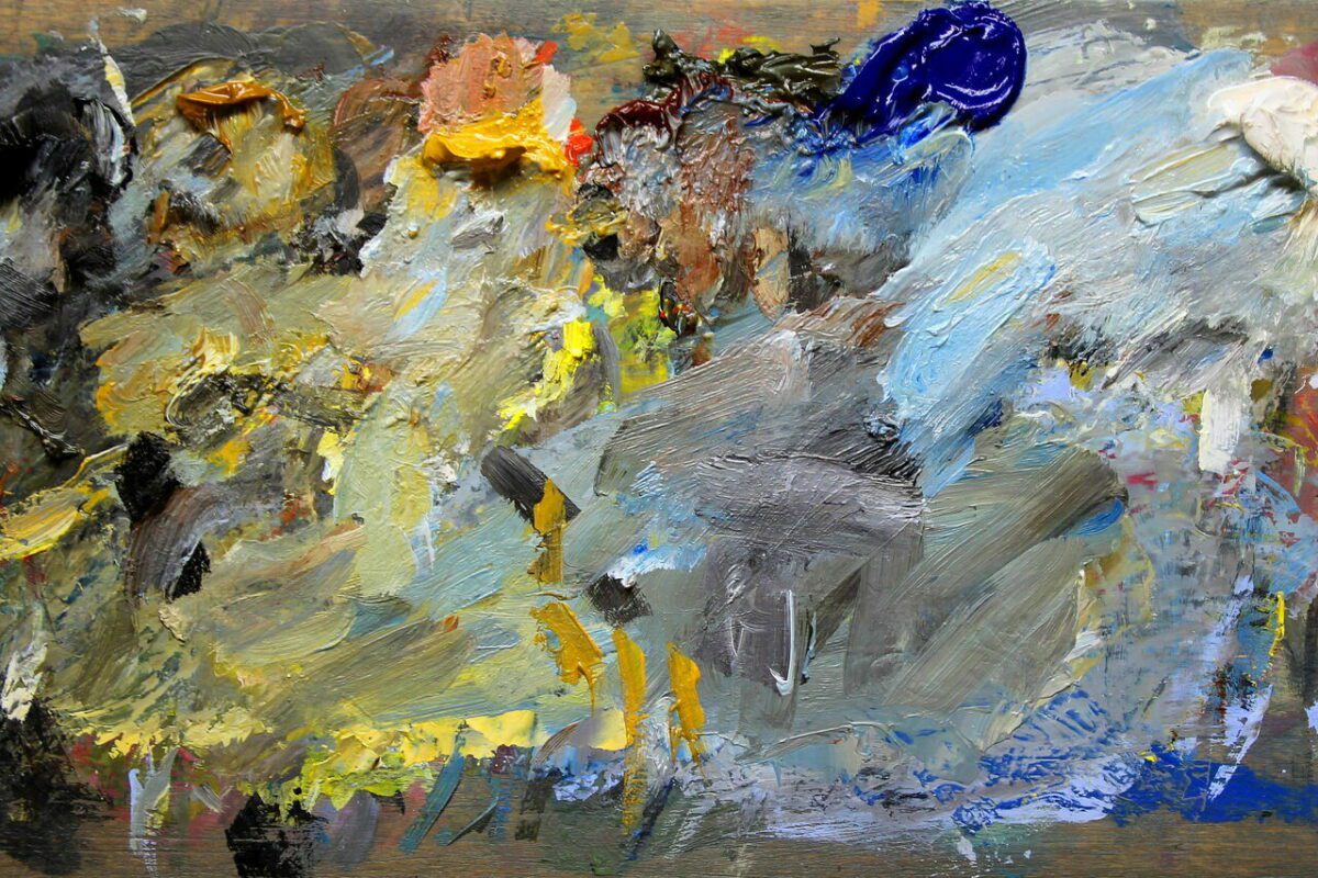 Martin Eller, Malerei; Palette vom 29.10.2015