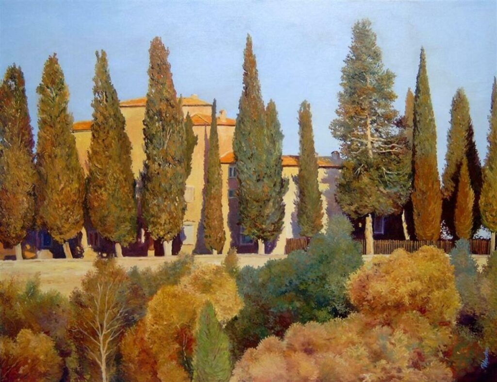 WVZ 1619 100 140 (Version III) Molto rumore per nulla von Martin Eller, Öl auf Leinwand 100 x 160 cm (verkauft)