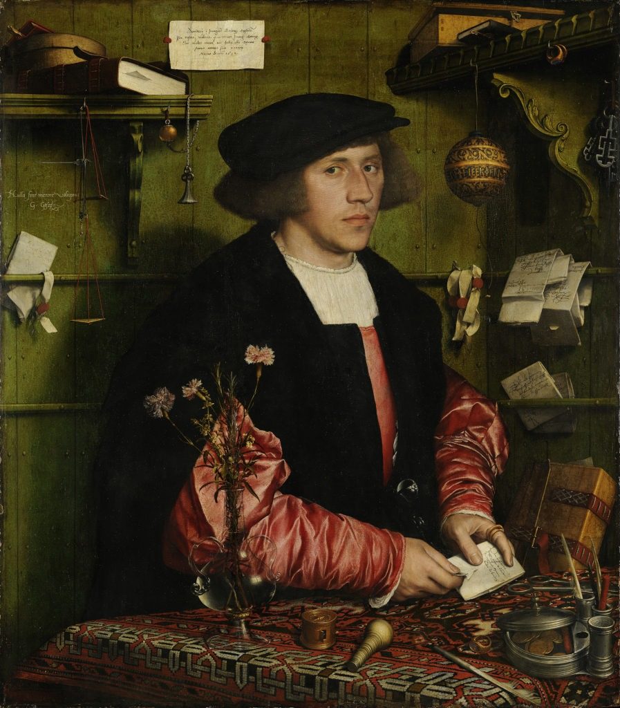 Kleinunternehmerregelung und die Kunst - Hans Holbein d. J. Der Kaufmann Georg Gisze