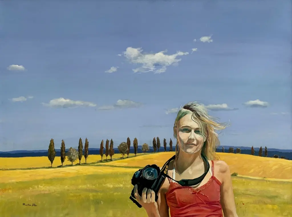 ONO von Martin Eller, Werkverzeichnis Nr. 1889 aus 2011, Öl über Tempera auf Leinwand 90 x 120 cm