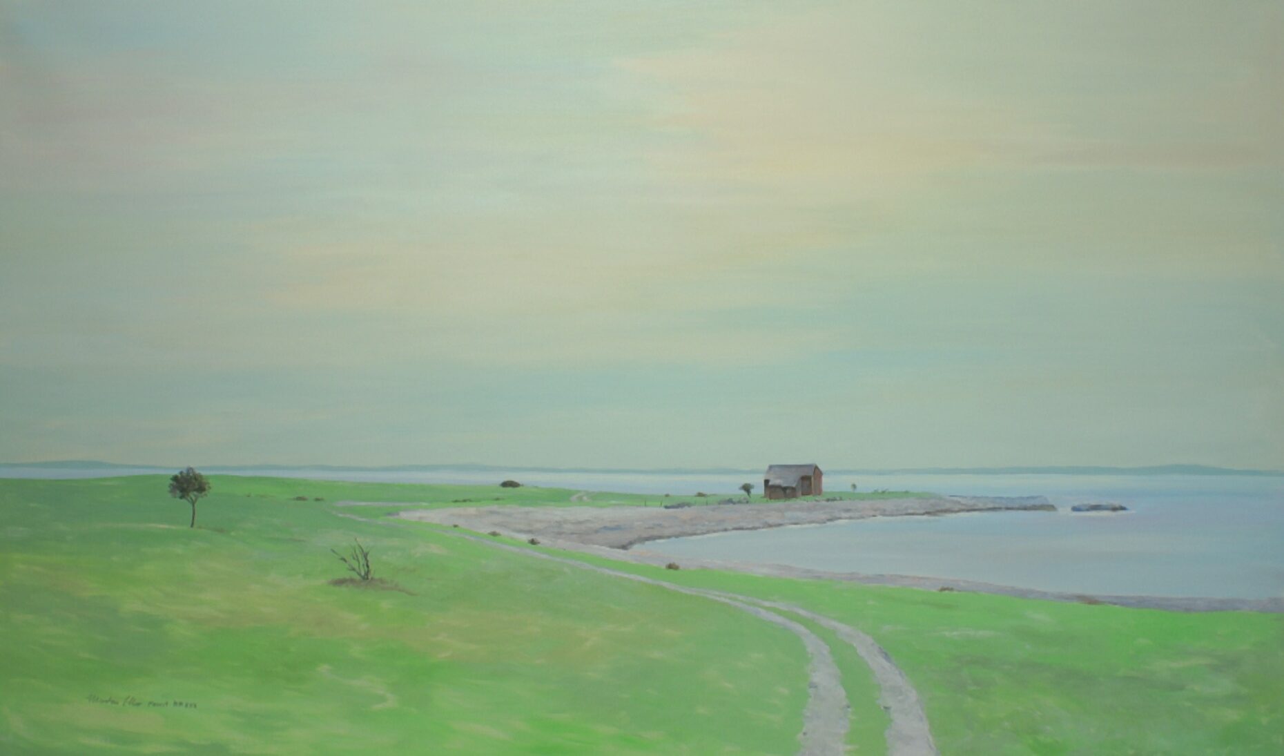 Hommage à Sven Nykvist, Öl / Tempera auf Leinwand 100 x 150 cm - Martin Eller